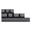 Pbt Keycaps for Corsair for Logitech G710+ Keyboard,for Cherry(black)