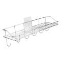 Shower Caddy Basket Shelf with Soap Holder 4-pack, Aluminum Shelves