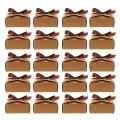 20 Pcs Kraft Paper Candy Box Wedding Gifts and Gift Boxes