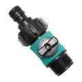 Plastic Valve with 3/4 Inch Male Thread Connector Hose Switch 1 Pc