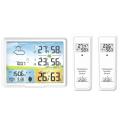 Pt20b Weather Station Indoor Outdoor Digital Calendars (eu Plug)