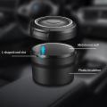 Portable Ashtray with Led Light Auto Moke Cup Holder Ash Tray,black