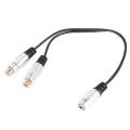 3.5mm (1/8 Inch) Jack Stereo Audio Splitter Y Adapter Cable 25cm)
