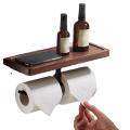 No Punch Wall Mounted Tissue Rack Toilet Rack Bathroom Double B