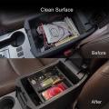 Car Wireless Charger Center Console Organizer Tray