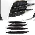 Bumper Splitter Spoiler Canards Cover for Mercedes-benz Carbon Fiber