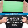 18 Sheet Glow In The Dark Htv,heat Transfer Vinyl Iron On Vinyl