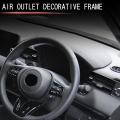Glossy Black Side Air Vent Outlet Frame for Honda Hrv Vezel 2021 2022