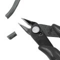 Diagonal Pliers 3.5 Inch Mini Wire Cutter Small Soft Cutting(black)