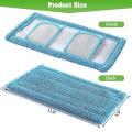 3pcs Reusable Microfiber Mop Pads Compatible for Swiffer Sweeper Mops