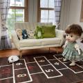 1/6 Dollhouse Model Furniture Accessories Mini Carpet, Brown