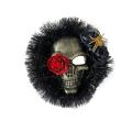 Halloween Decoration Spider Skull Mask Wreath Pendant Party Supplies