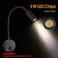2pcs Dc 12v Reading Light with Usb Port, Rv Interior Lights(black)