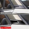 Exterior Glossy Black A Pillar Front Side Window Panel Cover Trim