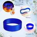 12 Pcs Silicone Bands for Sublimation Tumbler, Silicone Sleeve Wrap