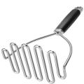 Potato Masher Stainless Steel, Mashed , for Bean, Avocado( Silver )