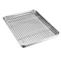 Double-layer Stainless Steel Baking Tray Grill for Food Tray