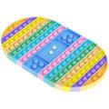 Figetget Toy Chessboard Rainbow Chess Board Push Bubble Toy B