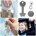 2pcs Shopping Trolley Tokens Key Chains Decorative Key Hook Keyrings