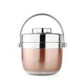 1.5lstainless Steel Food Bento Box 12 Hours Vacuum Lunch Box -pink