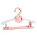 20pcs Baby Clothes Hanger Flexible Racks (nordic Pink)