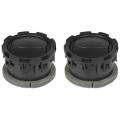 Set Of 2 Dash Board Air Vent/hvac Vent Fits for 11-16 Ford (black)