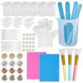 Silicone Resin Measuring Cups Tool Kit- with Measure Cups, Resin Mat