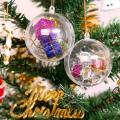 10 Pcs Diy Christmas Tree Ornament Balls for Party Decoration (8cm)