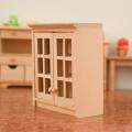 Dollhouse Miniature Furniture Cabinet Shelf Wooden Lockers Diy Toys