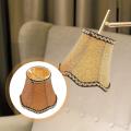 Chandelier Lamp Shades Fabric Cloth Clip On Light Shades Lamp Cover