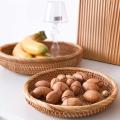 2 Pack Rattan Woven Storage Basket,bread Basket (7.5inch)