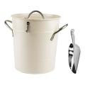 3.5l Ice Bucket with Tong and Lid Champagne Beer Bucket Bar Tool C