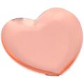 Heart Shaped Jewelry Serving Plate Metal Tray Storage Rose Gold