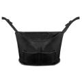 Car Net Pocket Handbag Holder,car Purse Holder Between Seats(black)
