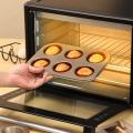 Used Cupcake Bread Cake Reference Pans Baking Tools-black