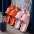 Indoor Thick Bathroom Slippers Non-slip Flip Flops Men Women Shoes B