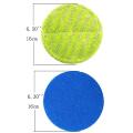 8pcs Replacement Pad Electric Rotary Mop Scrubber Pad, Blue+green