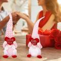 Valentines Day Gnomes Love Faceless Doll Ornament, Home Decor-a