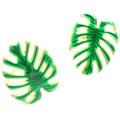 6pcs Green Leaf Napkin Rings for Wedding Party Christmas Kitchen