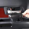 For Toyota Fj Cruiser Abs Carbon Fiber Car Door Handle Panel Cover