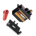 Es08maii Steering Servo with Mount and Arm for Axial Scx24 1/24 Car,1