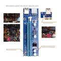 Version 009s Gold Pci-e 1x to 16x Usb 3.0 Extender Riser Adapter Card