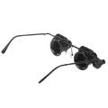 Watch Repair Magnifier Loupe 20x Glasses with Led Light