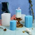 3d Gear Pillar Candle Silicone Mold Scented Candle Mold,11.5 X 9cm