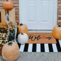 Halloween Pumpkin Head Doorway Carpet Halloween Doormat Carpet