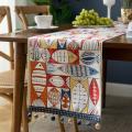 Jacquard Embroidery Table Runners Home Party Coffeetable Decoration-b