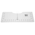 7-in-1 T-shirt Alignment Ruler for Adults, Teenagers and Children
