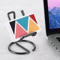 Business Card Holder for Desk,cute Metal Black Desktop Business Card