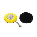 3inch Sanding Pad with Shank Drill Attachment and Buffing Pad, 5 Pack