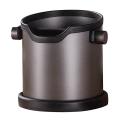 Espresso Grind Container Stainless Steel Coffee Knock Box Anti Slip A